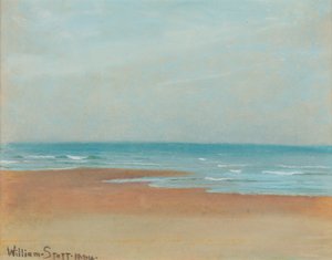 Zeegezicht, 1884 door William Edward Stott