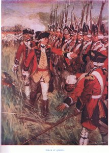 Wolfe bij Quebec 1759 door William Edward Stott