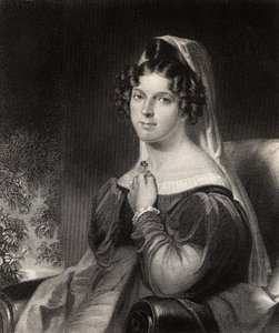 Felicia Dorothea Hemans, gegraveerd door W.Holl, uit 