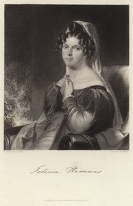 Felicia Hemans door William Edward West