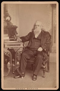 Portret van Sidney Breese 1800-1878, Voor 1878 door William Emory Bowman