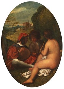 Pastoraal Concert, naar Titiaan door William Etty
