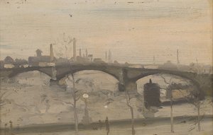 De Theems bij Chelsea door William Evelyn Osbourne