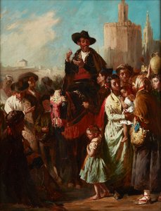 Een Andalusische kwakzalver door William Ewart Lockart