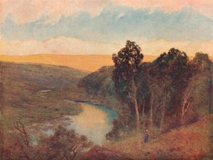Middagzon op de Galloway Hills door William Eyre Walker