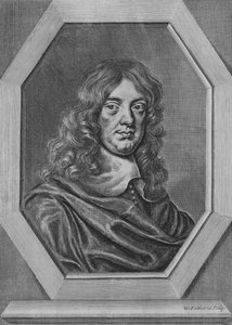 Abraham Cowley, Engelse dichter door William Faithorne
