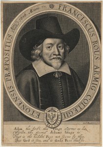 Francis Rous door William Faithorne