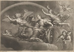 Juno en Iris door William Faithorne