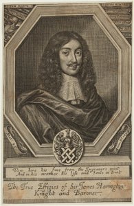 Sir James Harrington, baronet door William Faithorne