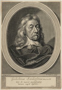 Sir William Sanderson door William Faithorne