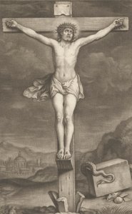 De kruisiging door William Faithorne