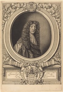 James Drummond, Graaf van Perth door William Faithorne after Sir Peter Lely