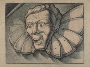 Houtsnijwerk - "Hexafoos" door William Fergusson