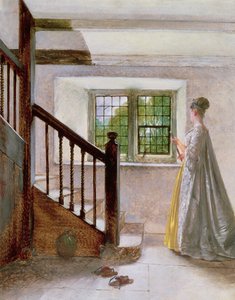 Interieur in Haddon Hall door William Fettes Douglas