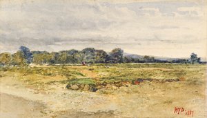 Aan de oevers van het Meer van Menteith door William Fettes Douglas