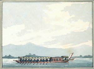 Chinese oorlogsschip door William Ffarington