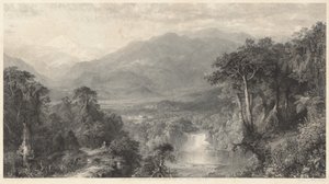 Het Hart van de Andes door William Forrest, after Frederic Edwin Church