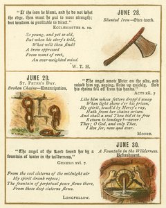 Pagina uit The Bible Emblem Anniversary Book door William Foster