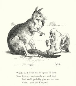 De Eend En De Kangoeroe (gravure)