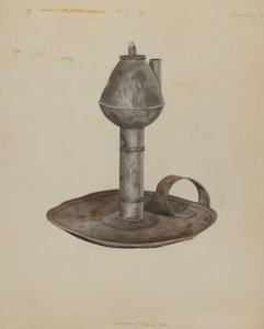 Koloniale Lamp, 1938 door William Frank