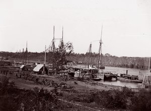 Broadway Landing, Appomattox River door William Frank Browne