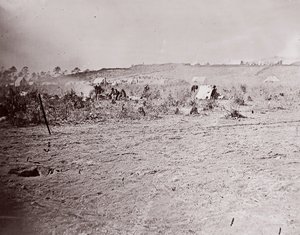 Verre Uitzicht op Fort Brady, ca. 1865 door William Frank Browne