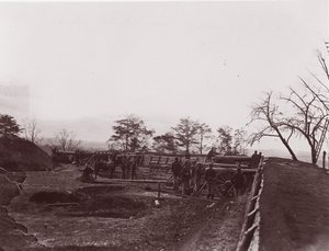 Bij Dutch Gap, Virginia. Fort Brady