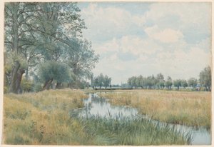 Rivierlandschap bij St. Ives, Huntingdonshire