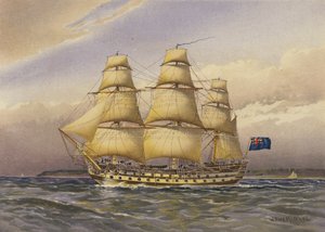 Slagschip, circa 1760