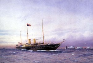 H.M. Jacht Osborne door William Frederick Mitchell