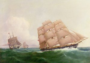 In hete achtervolging door William Frederick Mitchell