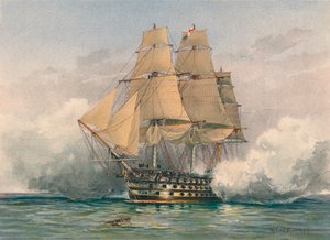 De Victory, gelanceerd 1765 door William Frederick Mitchell