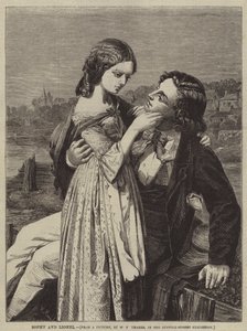 Sophy en Lionel door William Frederick Yeames