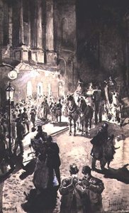 De Deur van het Lyceum, Edinburgh door William G. Burn Murdoch