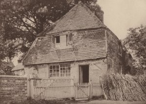 Cottage op de Hoek van het Kerkhof, Hellingley, Sussex door William Galsworthy Davie