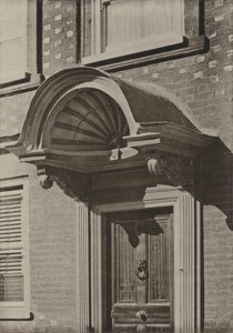Deur, High Street, High Wycombe, Bucks (zwart-wit foto) door William Galsworthy Davie
