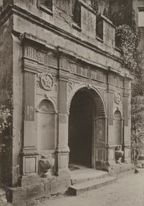 Deur, Portiek bij het Poorthuis, Kenilworth door William Galsworthy Davie
