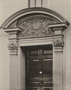 Deur, Pudding Lane, Maidstone, Kent (zw/w foto) door William Galsworthy Davie