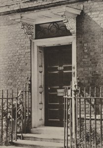 Deur, Rye, Sussex (zw/w foto) door William Galsworthy Davie