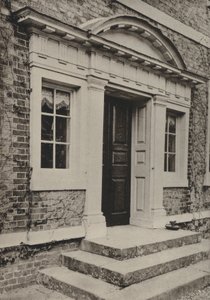 Deur, The Broad, Hellingly, Sussex (zwart-wit foto) door William Galsworthy Davie