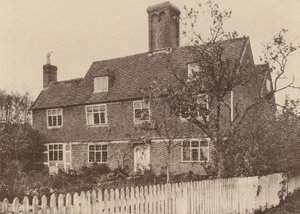 Swiggshole Boerderij, Horsmonden, Kent (zw/w foto) door William Galsworthy Davie