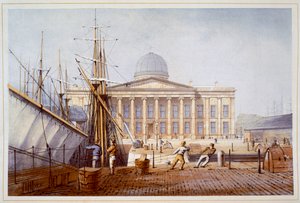 Het douanehuis en het belastinggebouw, Liverpool, 1864