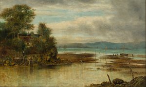 Cramond Veerboot - Waar de Rivier de Zee Ontmoet door William Gerard Barry