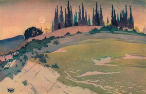Het Vergaan van de Halve Maan, Umbrië, ca. 1913, 1928