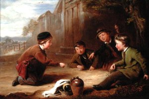 Knikkeren, c.1865 door William Gill