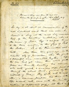 Manuscript van Preek nr. 159 door William Greenleaf Eliot, 15 april 1838 door William Greenleaf Eliot