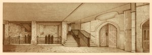Gebied onder Chamberlains Court, Guildhall, City of London door William Griggs