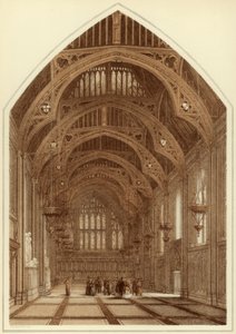 Interieur van het Guildhall, City of London, 1886