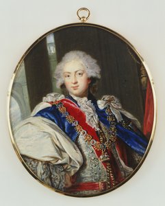 Z.K.H. Frederik, Hertog van York, Driekwart Lengte, Volledig Gezicht, Dragend de Regalia van de Orde van de Kousenband door William Grimaldi