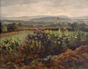Wilde bloemen door William Gunning King